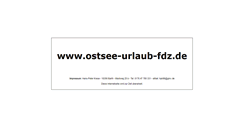 Desktop Screenshot of ostsee-urlaub-fdz.de